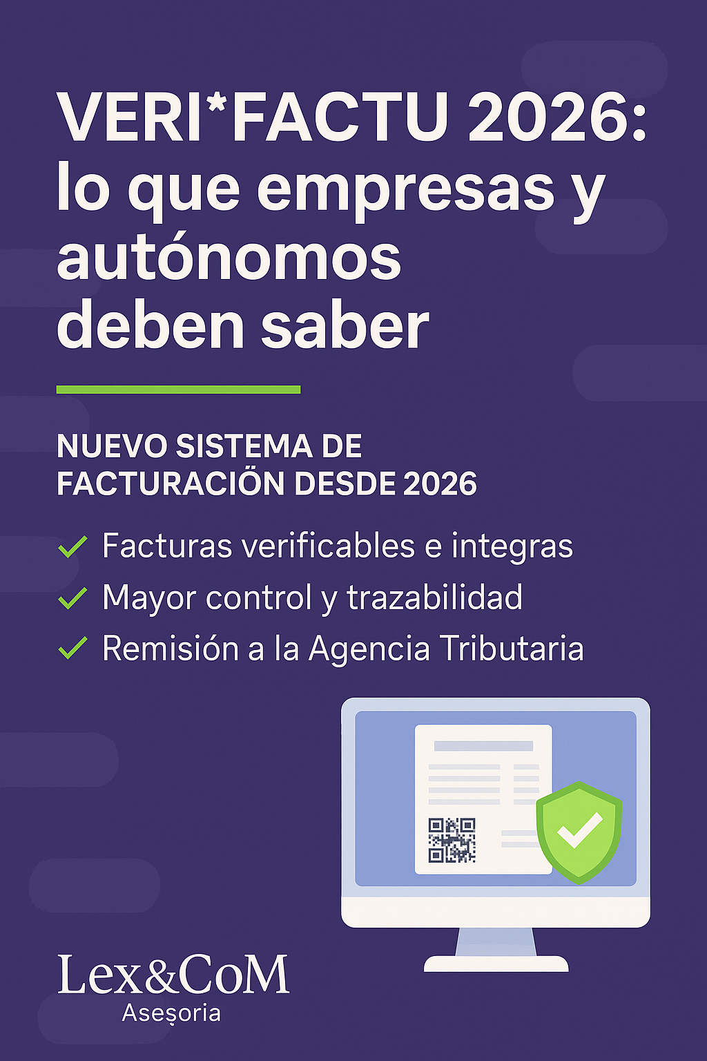VERI*FACTU obligatorio para empresas y autónomos 2026